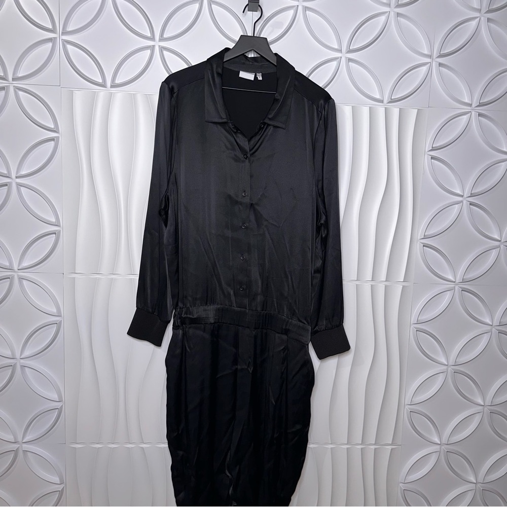 Good American Satin Jumpsuit Excellent Condition
